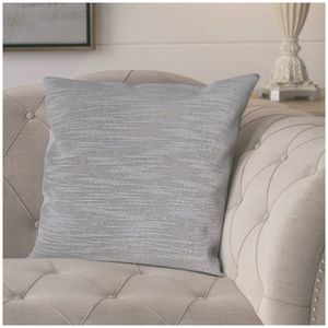 Two Pillow Covers in Beige/Gray/Gold